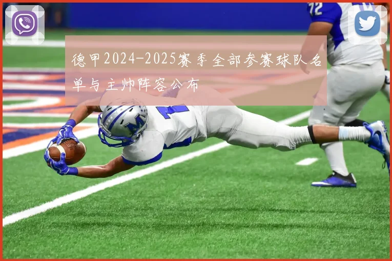 德甲2024-2025赛季全部参赛球队名单与主帅阵容公布